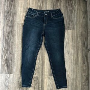 Maurices Blue Skinny Jeans with Stretch
